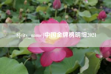 百色中国金牌榜明细2021