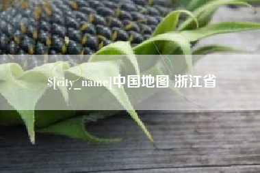 百色中国地图 浙江省