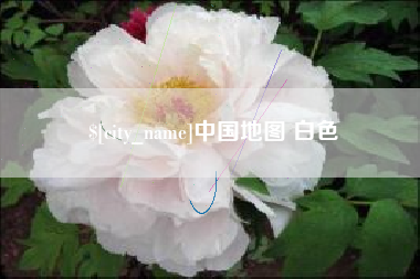 百色中国地图 白色