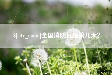 百色全国消防日是第几天？