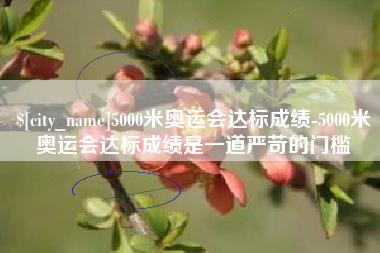 百色5000米奥运会达标成绩-5000米奥运会达标成绩是一道严苛的门槛