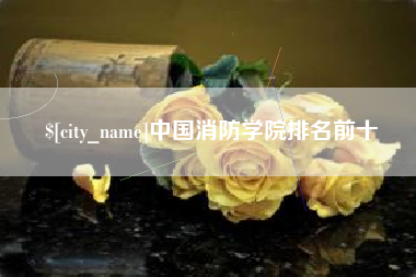 百色中国消防学院排名前十