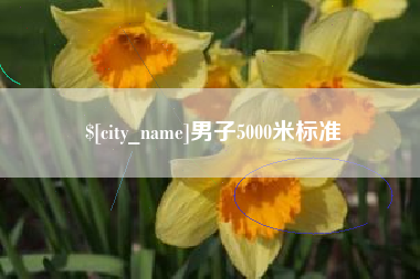 百色男子5000米标准