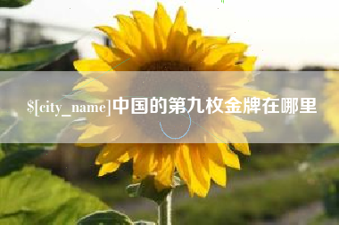 百色中国的第九枚金牌在哪里
