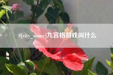 百色九宫格游戏叫什么