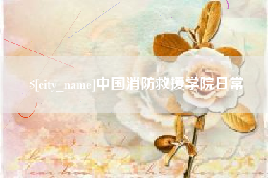 百色中国消防救援学院日常