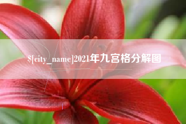 百色2021年九宫格分解图