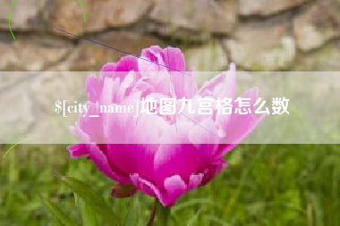 百色地图九宫格怎么数