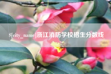 百色浙江消防学校招生分数线