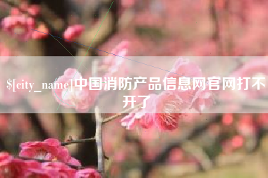 百色中国消防产品信息网官网打不开了