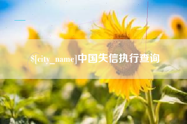 百色中国失信执行查询