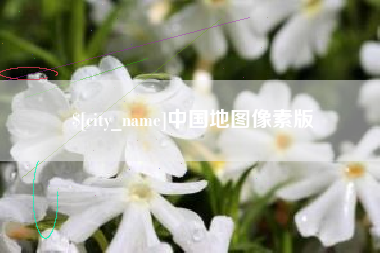 百色中国地图像素版