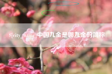 百色中国九金是哪九金的简称