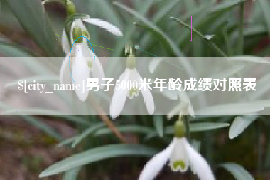 百色男子5000米年龄成绩对照表