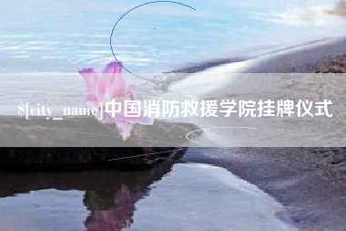 百色中国消防救援学院挂牌仪式
