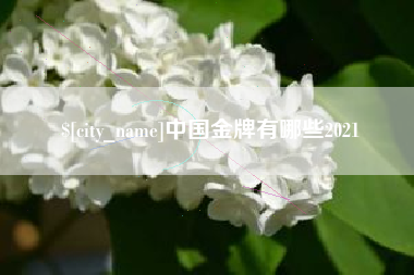 百色中国金牌有哪些2021